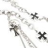 UNIQSUM Maltese Cross Charm wallet chain Biker Punk Key chain