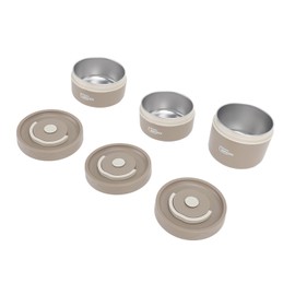 Fiambrera Térmica, Contenedor de Alimentos Aislado, Compacto, Confiable, Fácil de Limpiar, de Acero Inoxidable 304, con Bolsa Térmica para la Escuela (3 cajas)