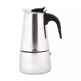 Any Morning Stove top Espresso Maker Stainless Steel Percolator Coffee Pot 200 M