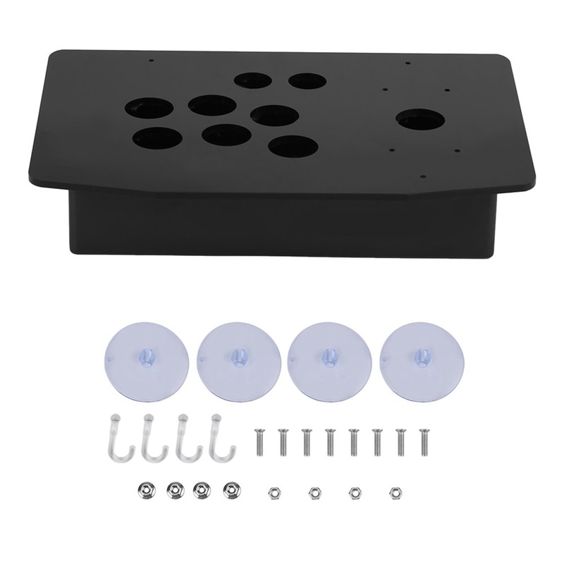 Black DIY Set Kits Acrylic Panel and Inclined Cases Replacement