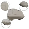 SecosAutoparts Ivory Tan Front Driver Side Bottom Microfiber Leather Seat