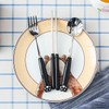 TSQIBU Tableware Spoon, Fork, Chopsticks, Spoon and Fork 3 Piece