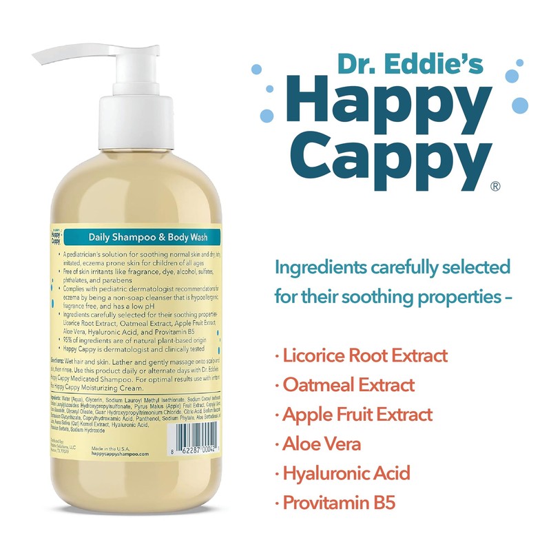 Happy Cappy Baby Shampoo and Body Wash - Shampoo &