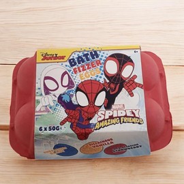 Bath Fizzer Eggs 6 Pack Bubblegum Vanilla Strawberry Scented 6 x 50g Fizz Tastic Bath Fun for Kids and Adults