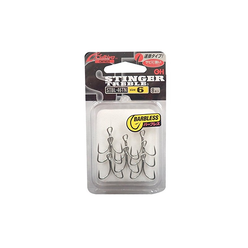 OWNER 11635 STBL46TN Triple Hook Stinger Triple No. 6
