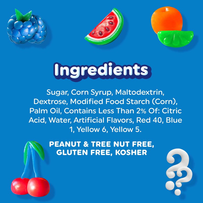 Airheads Candy, Assorted Flavors, 5 Individually Wrapped Full Size Bars