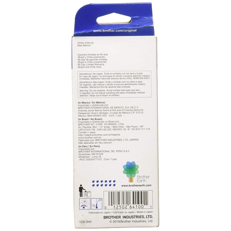 Brother BT6001BK botella de tinta, 6000 Paginas