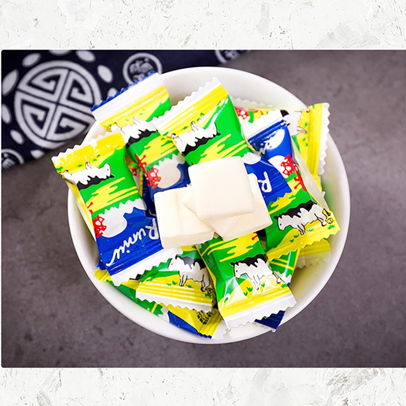 Milk Candy 12.34 oz/(350g/bag)， Milk Flavor Candy individually wrapped