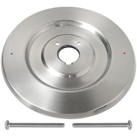 GRABOTE 1-6090 Replacement Stainless Steel Escutcheon for Moen 16090 Chateau Collection Tub and Shower Faucet Sets (Nickel)