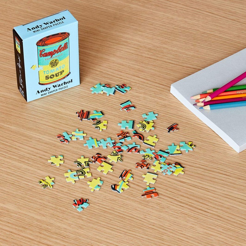 Galison Andy Warhol - Mini Rompecabezas con Forma de Sopa