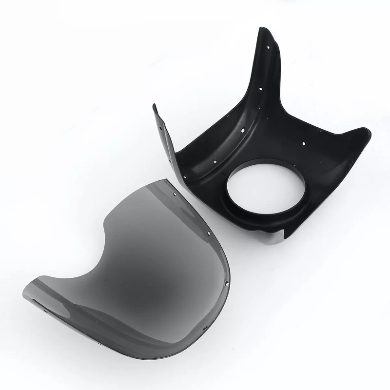 TCMT Headlight Fairing Windshield Screen Cover Fit For 7" Round