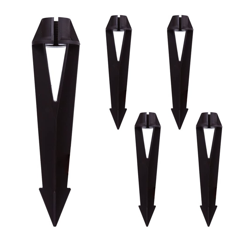 Noobibaba Landscape Lighting Stakes, Replacement Ground Stakes Plastic, 1/2 NPT