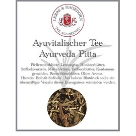 Lerbs & Hagedorn, Ayuveda Pitta Tea | 250 g (approx. 21 litres) Peppermint Leaves, Lemon Grass, Raspberry Leaves, Licorice Roots, Mallow Blossoms