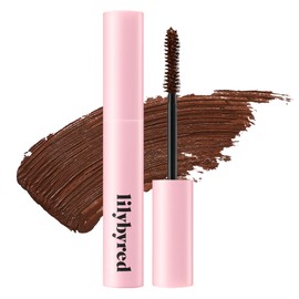 lilybyred Am9 to Pm9 Survival Colorcara | Korean Color Mascara with Natural Effect, Waterproof Waterless Formula, Bold Color, Long-Lasting Curl Hold, Clump-Free, No Smudge, 0.21 oz. (01 Choco Brown)