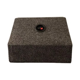 OMG 6X9 Single Angled/Wedge Box Speakers, With Terminals  6 x 9 Gray
