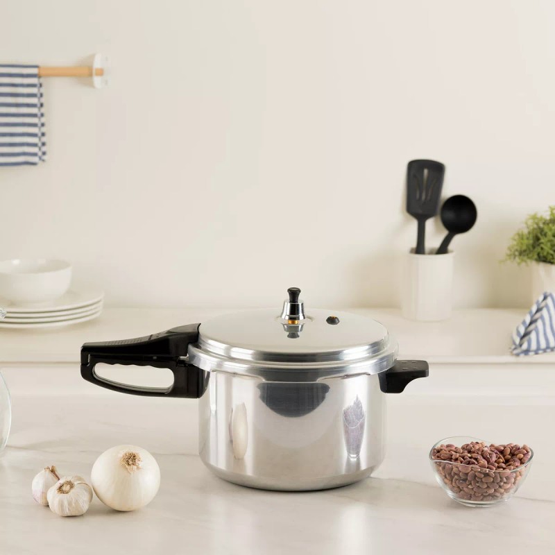 Ekco Olla A Presión Rapida Y Segura Color Gris