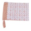 2pcs Hanging Diaper Bag Waterproof Double Pockets Zipper Closure Baby