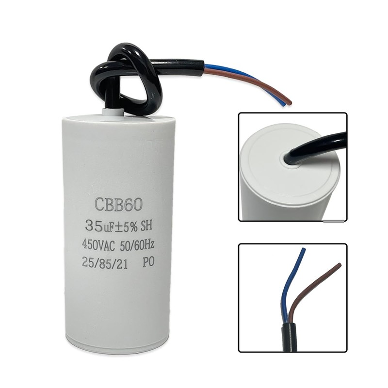 ANGEEK CBB60 450v 35uf 50/60HZ Starter Capacitor, Motor Capacitor, Suppression