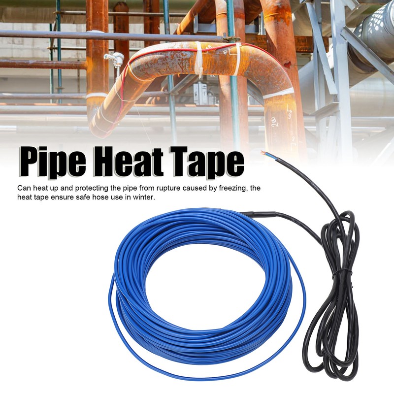 Heating Cable 20M Length 300W IP68 Waterproof Freeze Proofing Pipeline