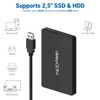 deleyCON SSD Hard Drive Enclosure USB 3.1 Gen 1 for