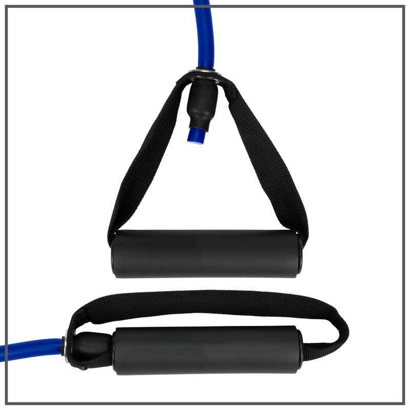 Econo Fitness Resistance Tubing with Comfort Grip Handles - Heavy