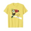 Mid Century Modern Toucan Tiki Bird Shirt