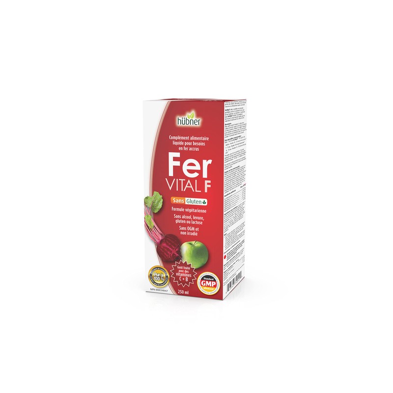 Hubner Iron Vital F, 100% PURE, Fruit flavour with Vitamin