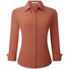 Esabel.C Womens Wrinkle Free Button Down Shirts Long Sleeve Regular