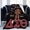 Sorority Gifts Blanket Throw Flannel Lightweight Comfortable Warm Paraphernalia Blankets