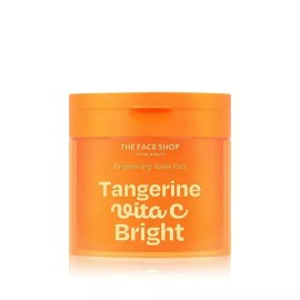 The Face Shop 더페이스샵 탠저린 비타씨 브라이트닝 토너패드 90매 The Face Shop Tangerine Vita C Brightening Toner Pad 90 Sheets