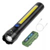 LJK Lampara Aluminio Luz Led T6 Cob Recargable Camping Linterna