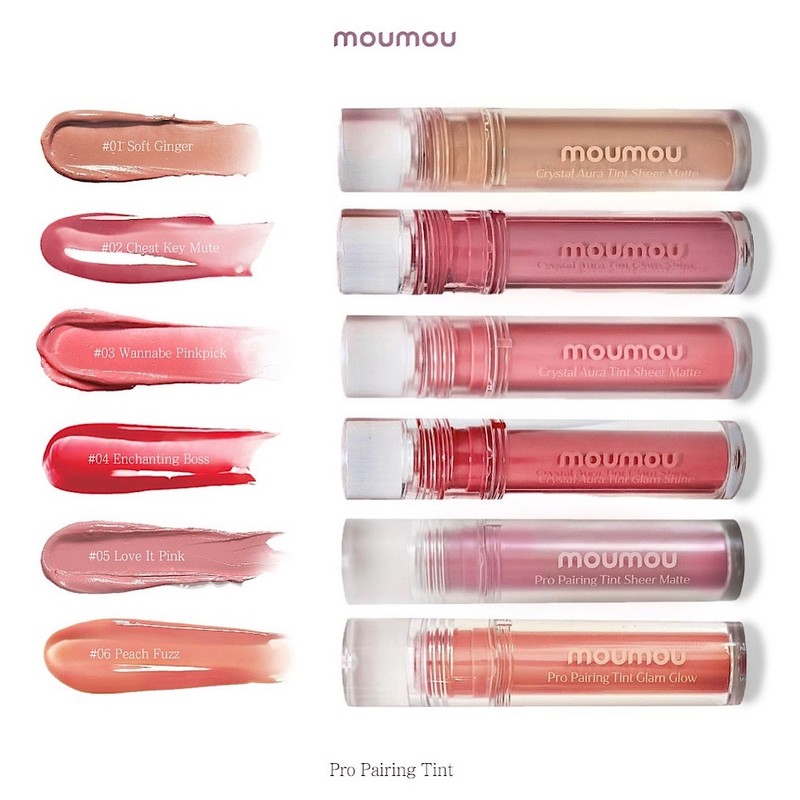 moumou Pro Pairing Tint 4g - 01 Soft Ginger (Blurring)