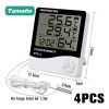 4pcs Higrometro Digital Termometro Htc-2 Medidor De Humedad