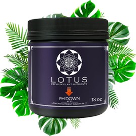 Lotus Nutrients pH Down 18 oz. for Hydro, Soil, or Coco Coir — Longest-Lasting Easy-to-Use Powder Adjusts Nutrient Solution pH for Healthier Plants
