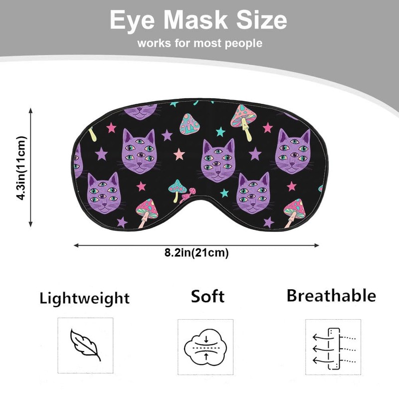 NOHSHE Out of Office Sleep Eye Mask Eye Cover Warning