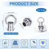 PATIKIL 18Lb Load Lamp Female Loop Holder, 4 Set Lifting