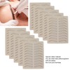 10 Pieces Eyebrow Tattoo Practice Skin, Professional Rubber Soft Microblading