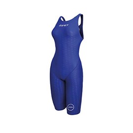 ZONE3 Women's Performance Speed Swim Kneeskin, Blue, 28