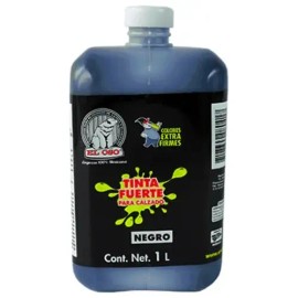 Tinta Fuerte El Oso Negra 1lt 8041