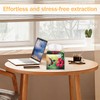 French Hummingbird Flower 2 Pcs Tissue Box Cover Square Leather