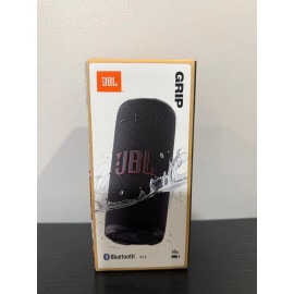 JBL Grip Portable Bluetooth Speaker – 14h Playtime, Waterproof, Black, Brand New