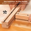 Spaceballs 500Pcs Space Balls for Wood Doors Panels Cabinet Door