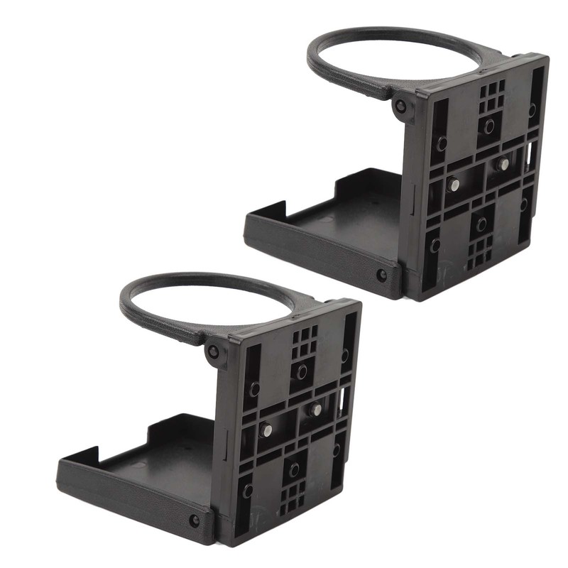2 Pcs Folding Cup Holder 73mm Compact Space Saving Foldable