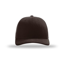 Richardson 112 Trucker Hat - Premium Blank Baseball Cap, Adjustable Snapback Hat - Structured Six Panel Richardson Blank Hats - Coffee