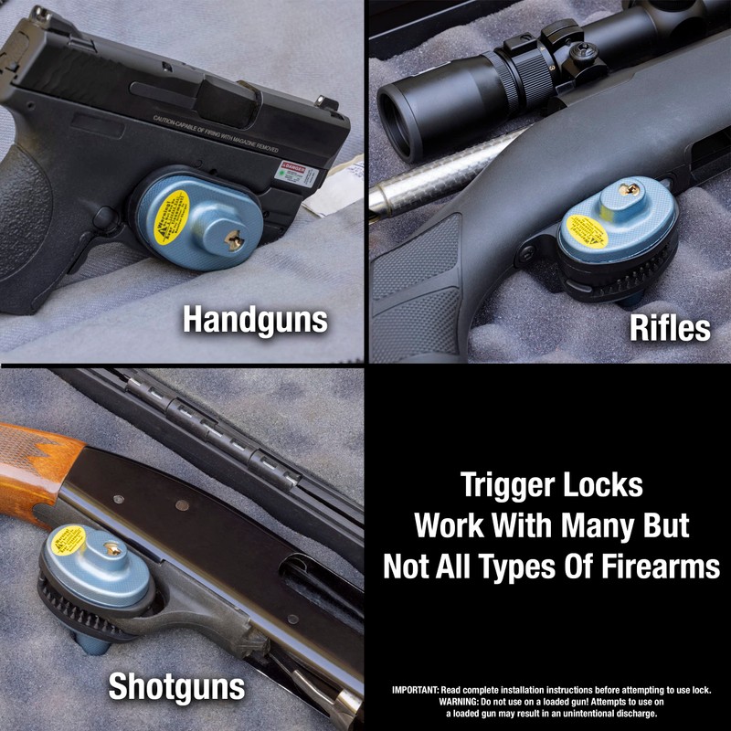 Master Lock Black Gun Trigger Lock, Set Your Own Combination
