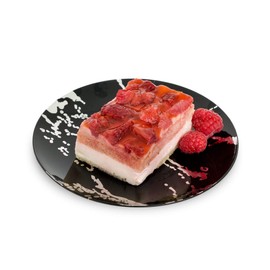 Pack of 10 Black and Silver Hard Plastic Reusable Plates ~ Marble Design Plastic Dinnerware-Ideal for Weddings and Parties. (6.5" Plates)