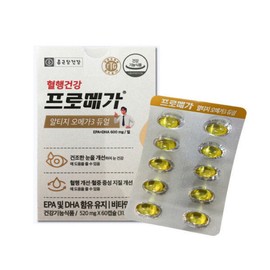 Chong Kun Dang Health Promega Altige Omega3 Dual 520mg x 60 capsules /JJ Mall / 프로메가 알티지 오메가3 듀얼 520mg x 60캡슐 /JJ몰