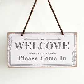 Panguru Reversible "In Session Do Not Disturb" & "Welcome Please Come In" Door Sign, Double Sided Sign for Business Office Therapist Clinic SPA Tatoo Salon, PVC Hanging Plaque, 10x5”