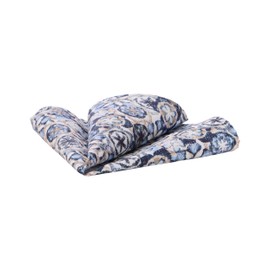 Venti Men's Structure Accessories Plain 25 cm x 25 cm, Rich medium blue, Unit size