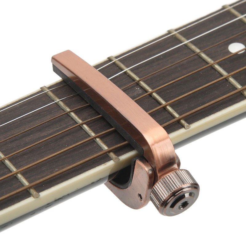 Metal Spring Capo Tone Adjustment Tool for Ukulele Acoustic Guitar